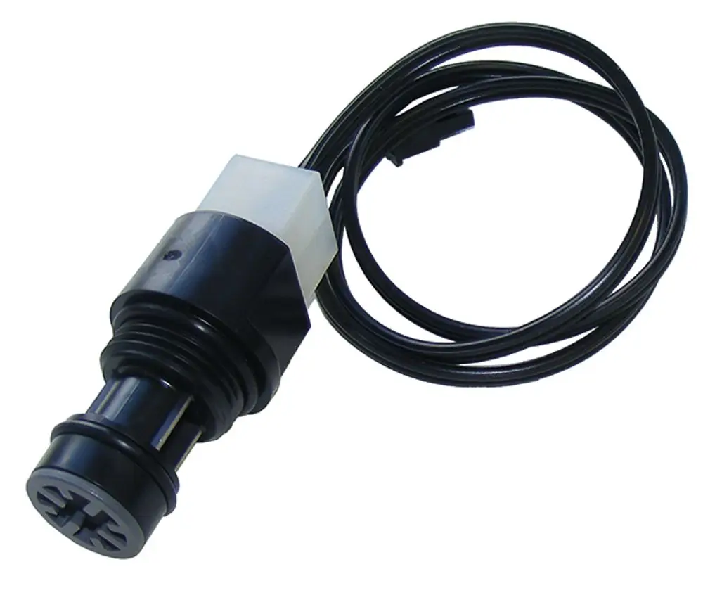 Syr Chlorzelle mit Stecker und Kabel, konzipiert für Anschluss an entsprechende Pooltechnik, zur Anwendung in Wasseraufbereitungssystemen.